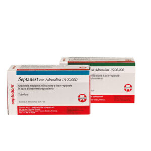 SEPTANEST Septodont Articaina 4% 1:200.000