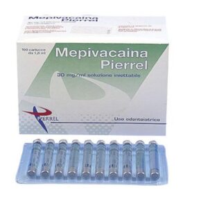 MEPIVACAINA 3% verde PIERREL